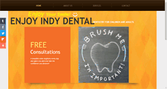 Desktop Screenshot of enjoyindydental.com